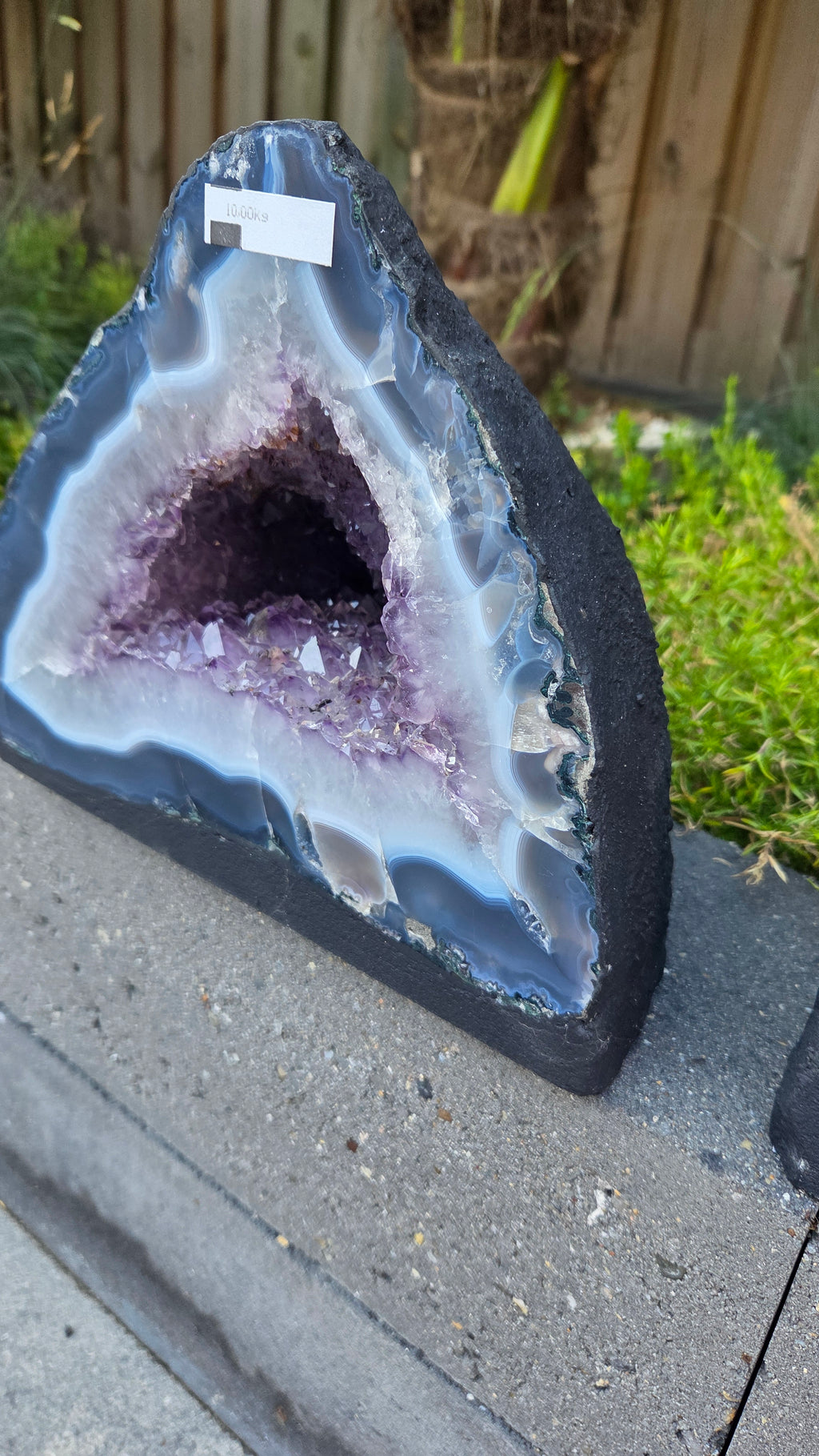 Amethist geode set