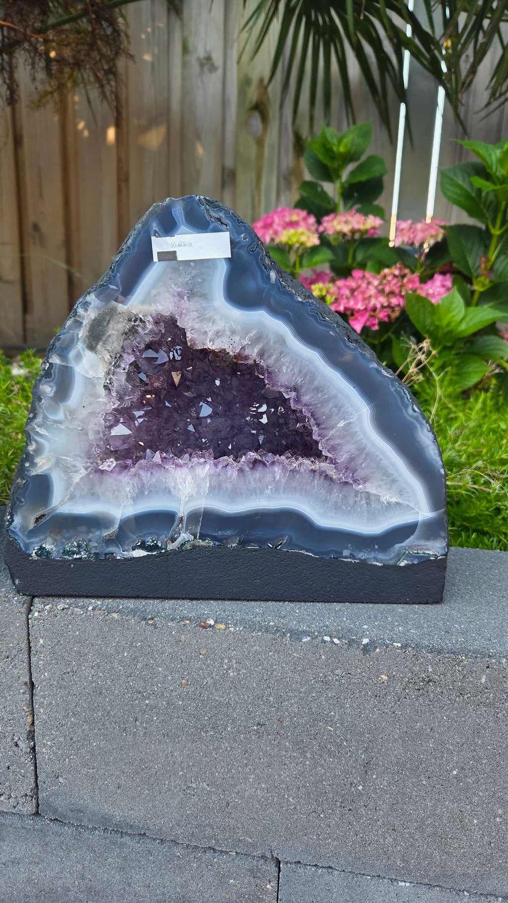 Amethist geode set