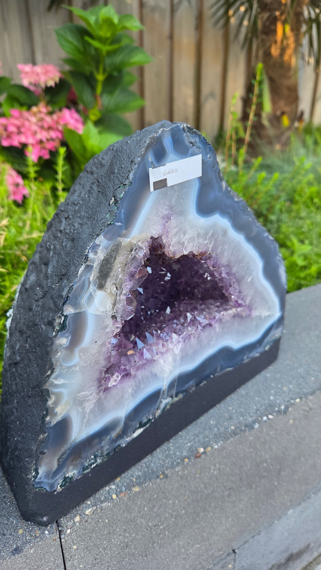 Amethist geode set