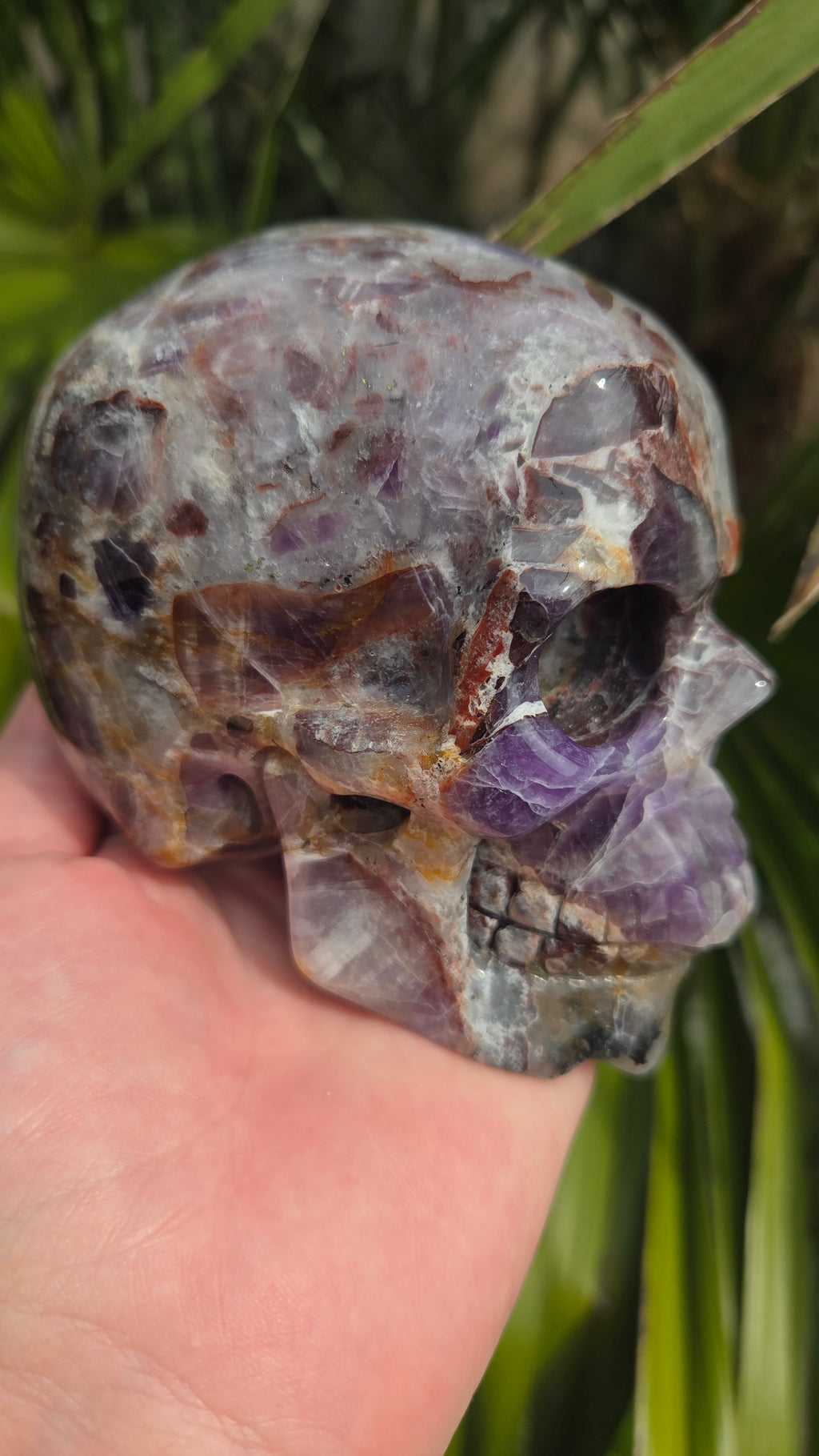 A+ kwaliteit amethist skull
