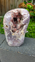 Unieke roze amethist