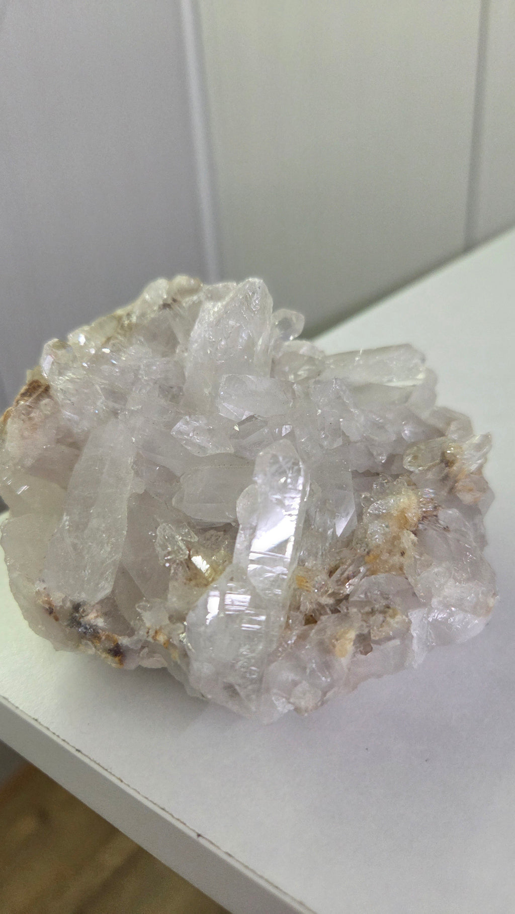 Bergkristal cluster uniek