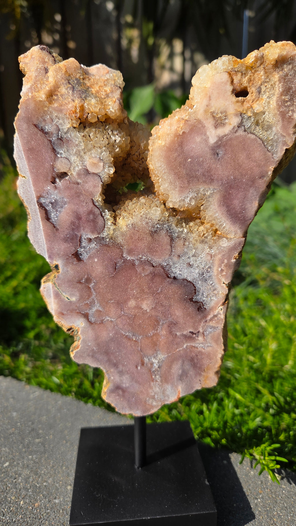Roze amethist slab