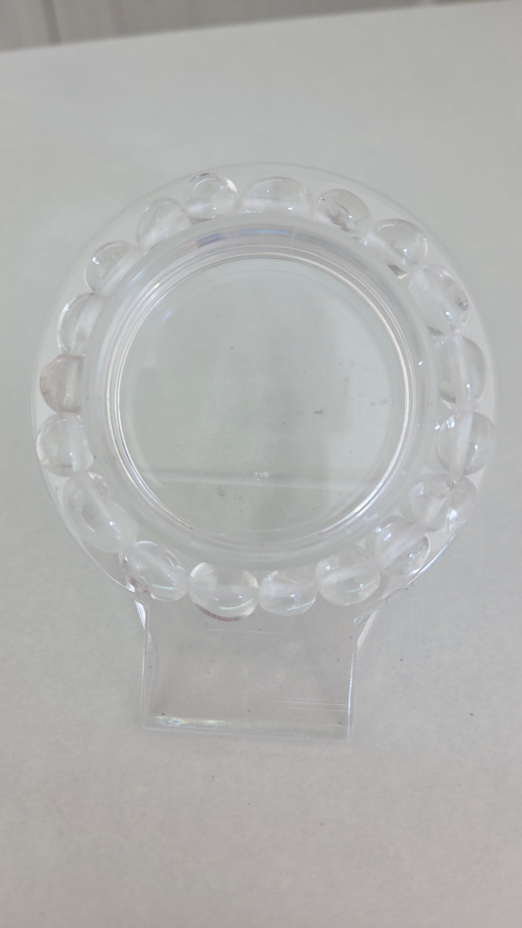Bergkristal trommelsteen armband