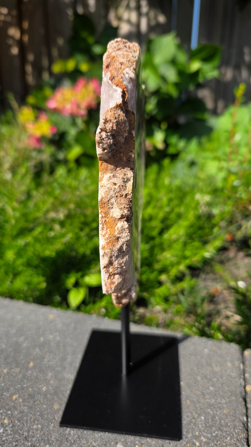 Roze amethist slab