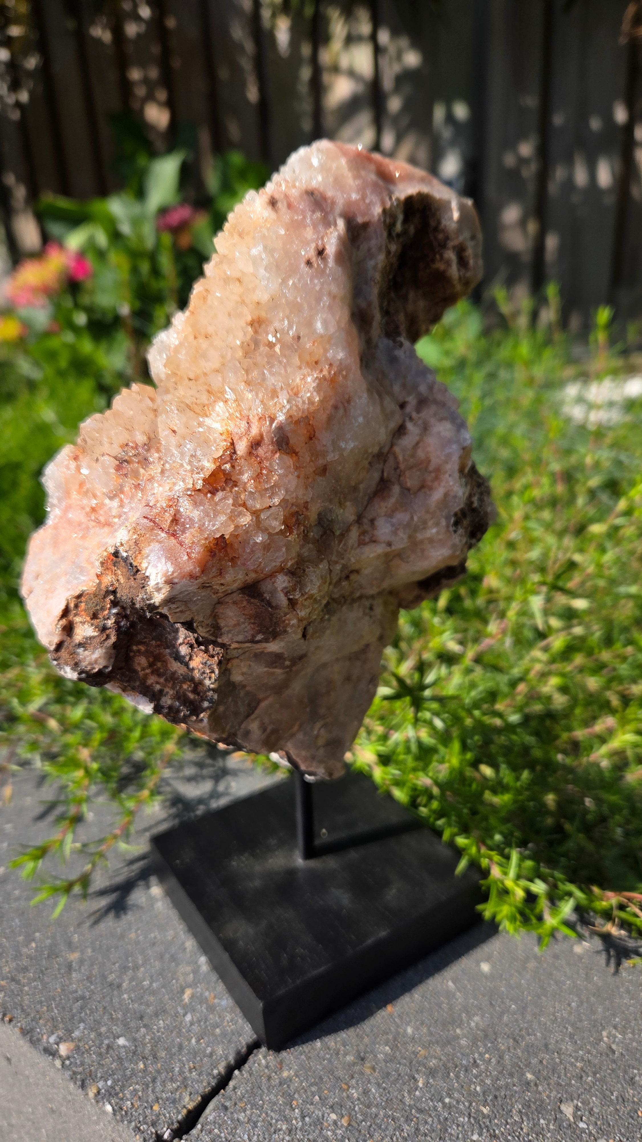Roze amethist slab
