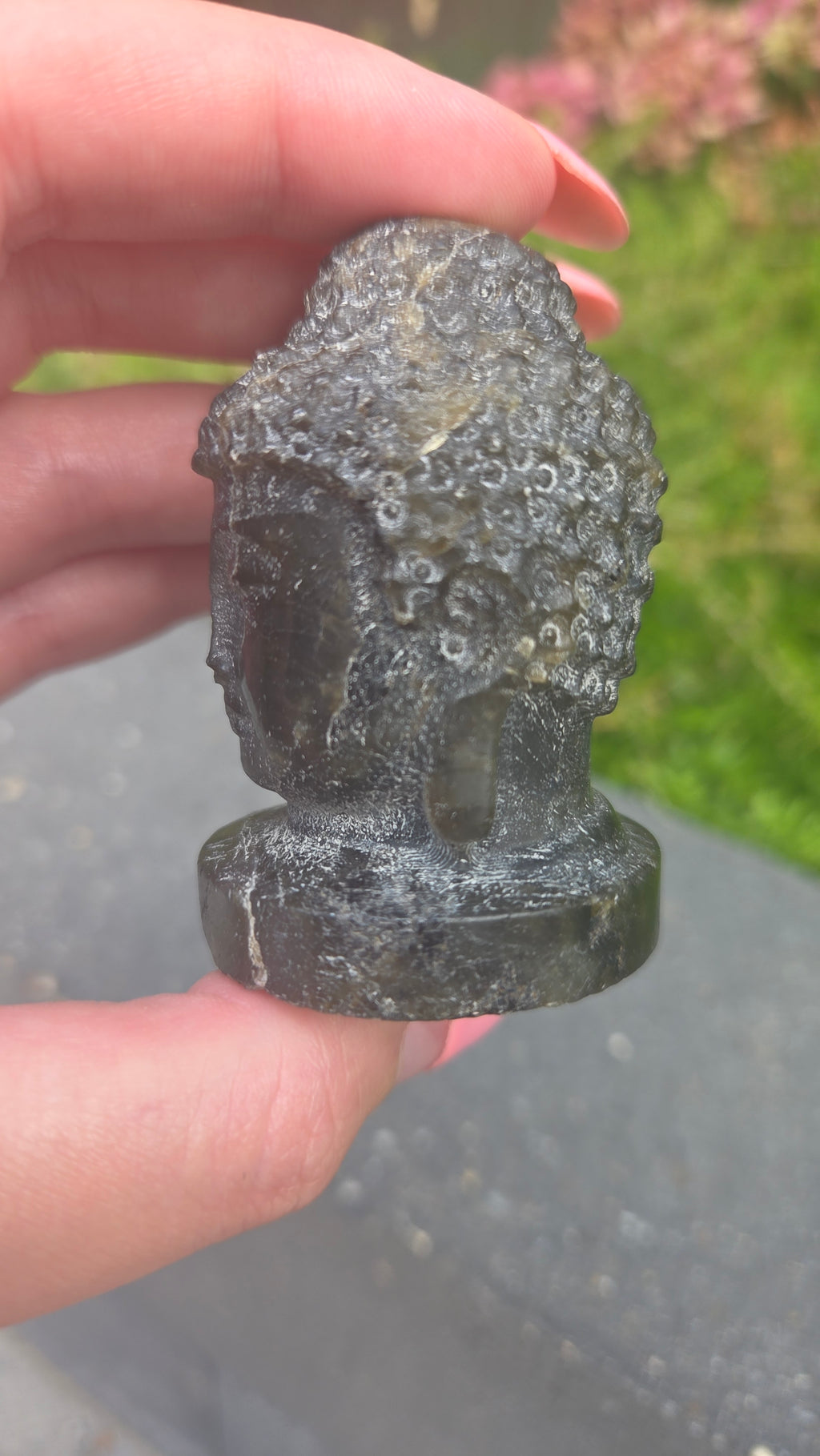 Labradoriet buddha
