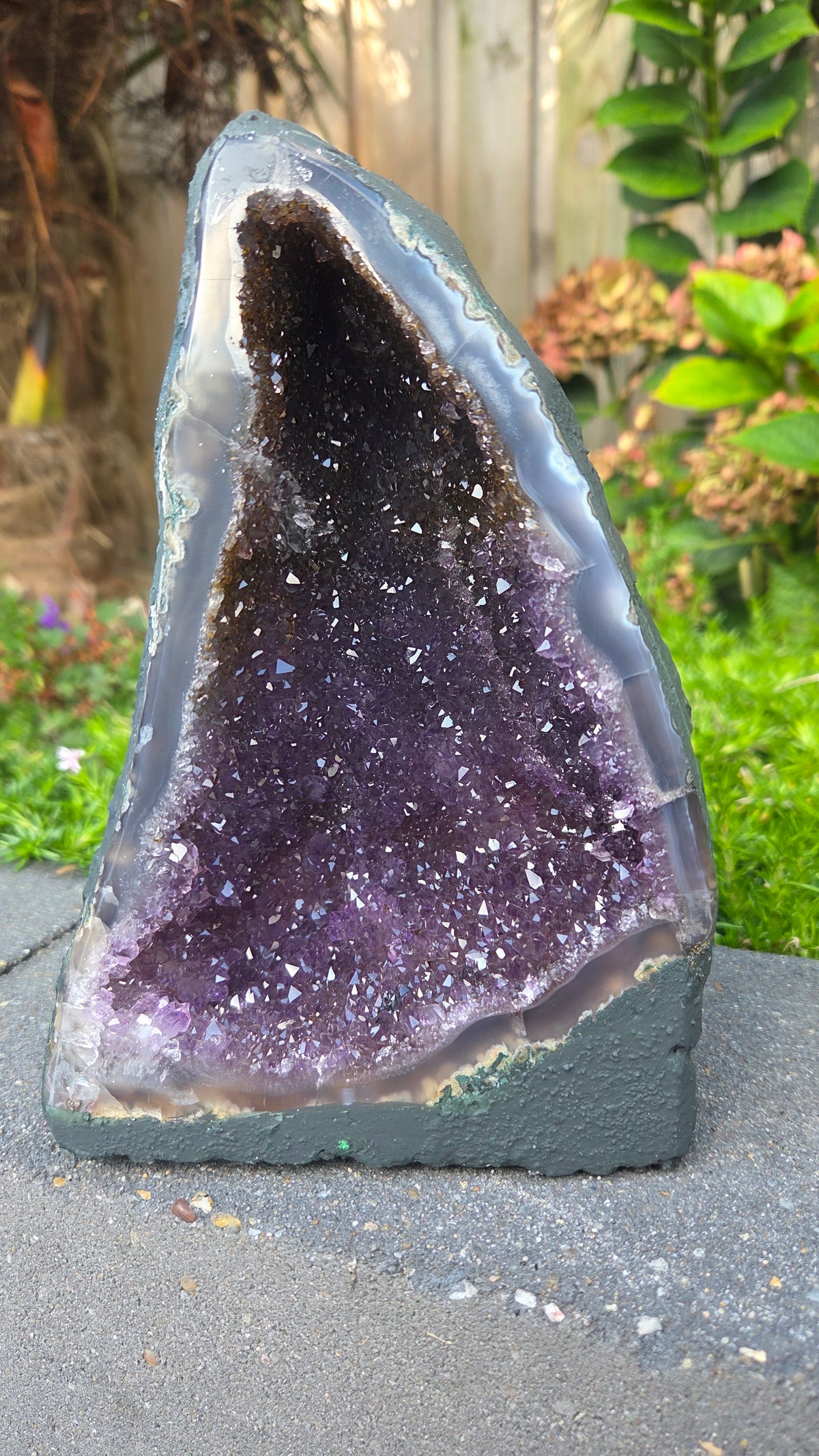Galaxy amethist geode