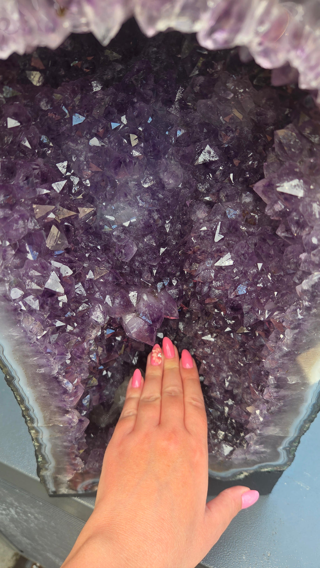 Prachtige amethist geode XL