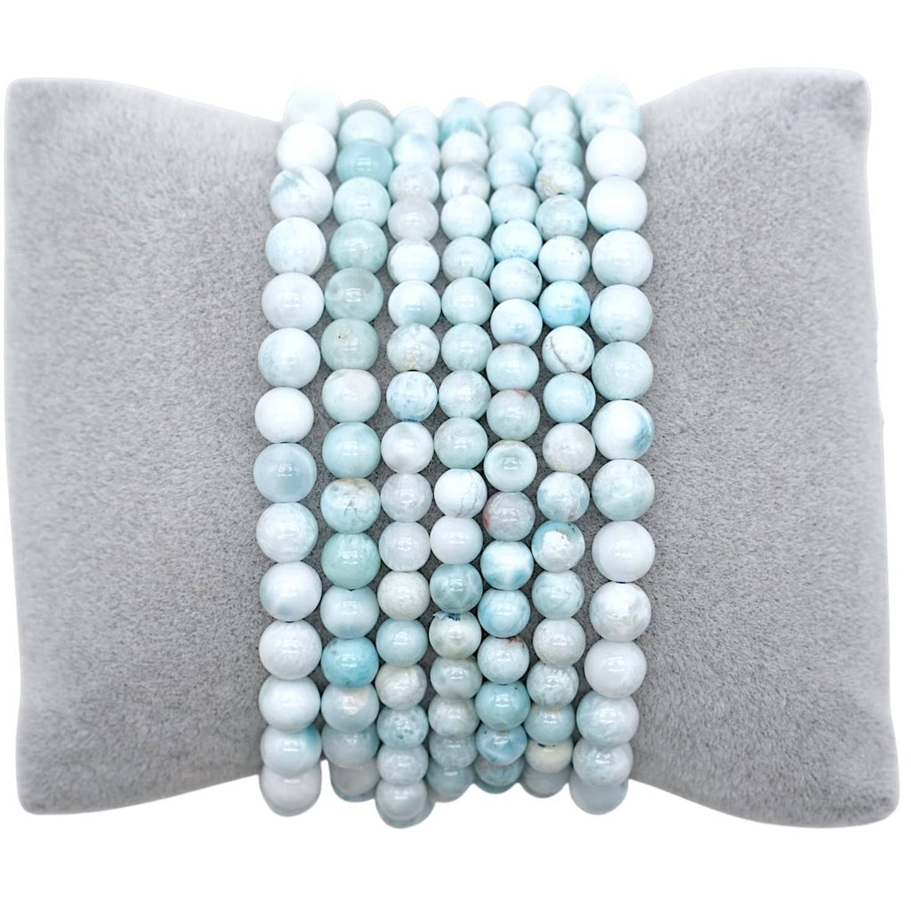 Larimar armband uit de Dominicaanse Republiek AA+ 4 mm
