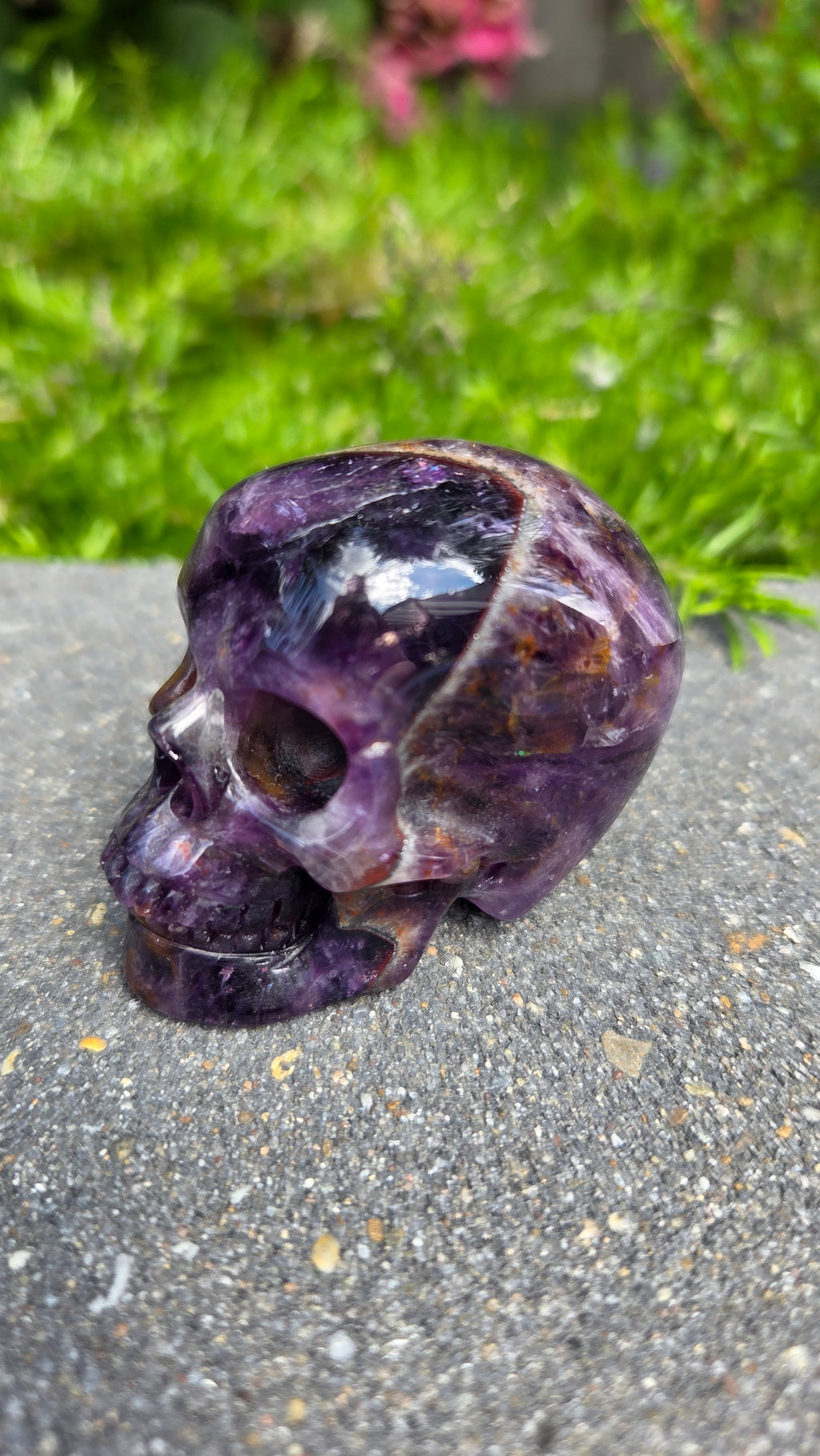 A+ kwaliteit amethist skull