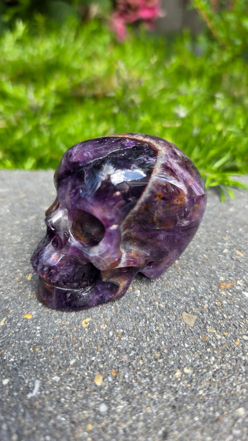 A+ kwaliteit amethist skull