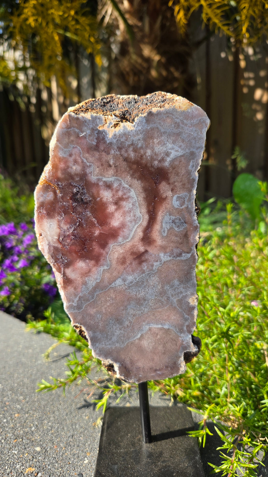 Roze amethist slab