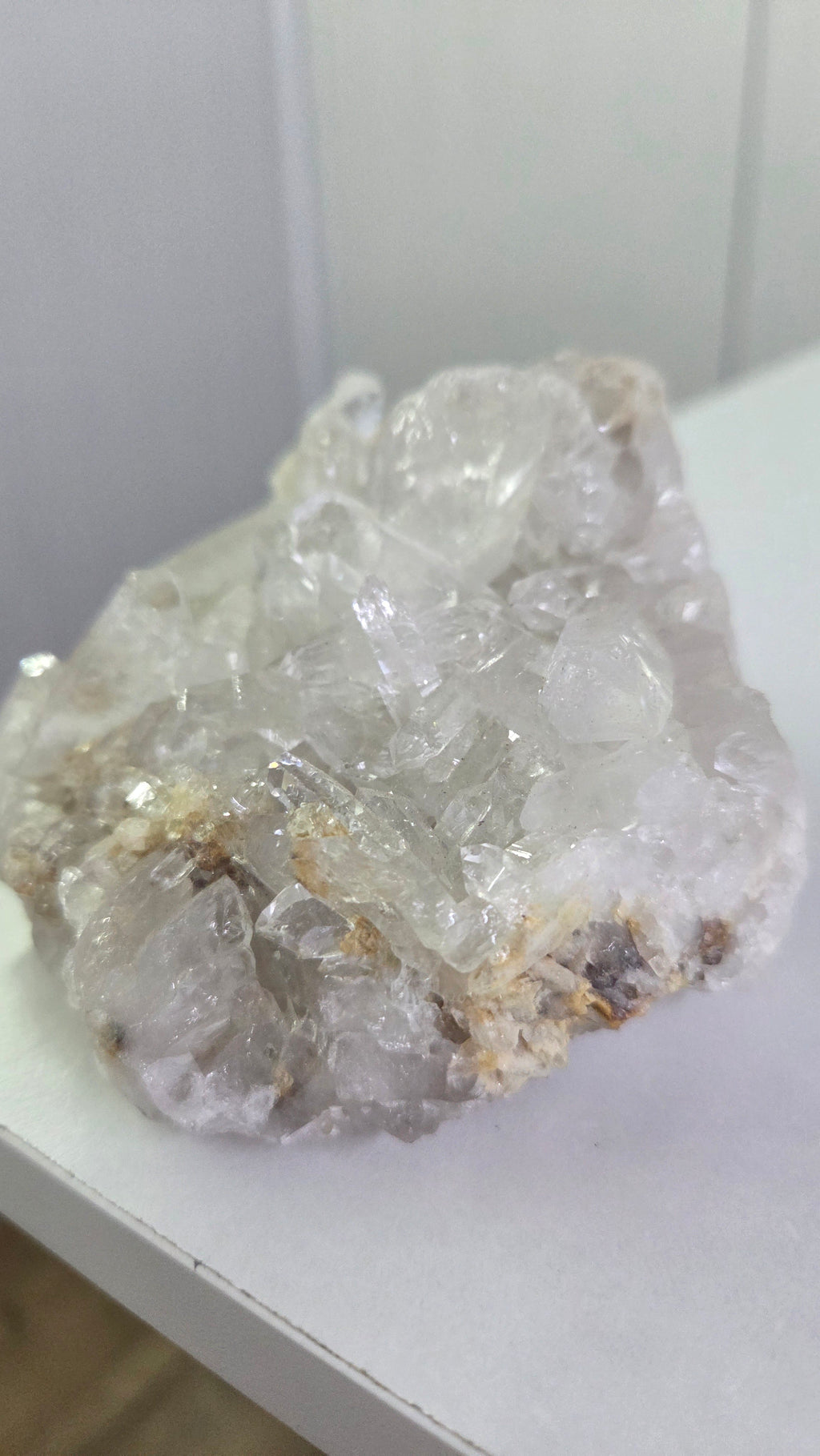Bergkristal cluster uniek