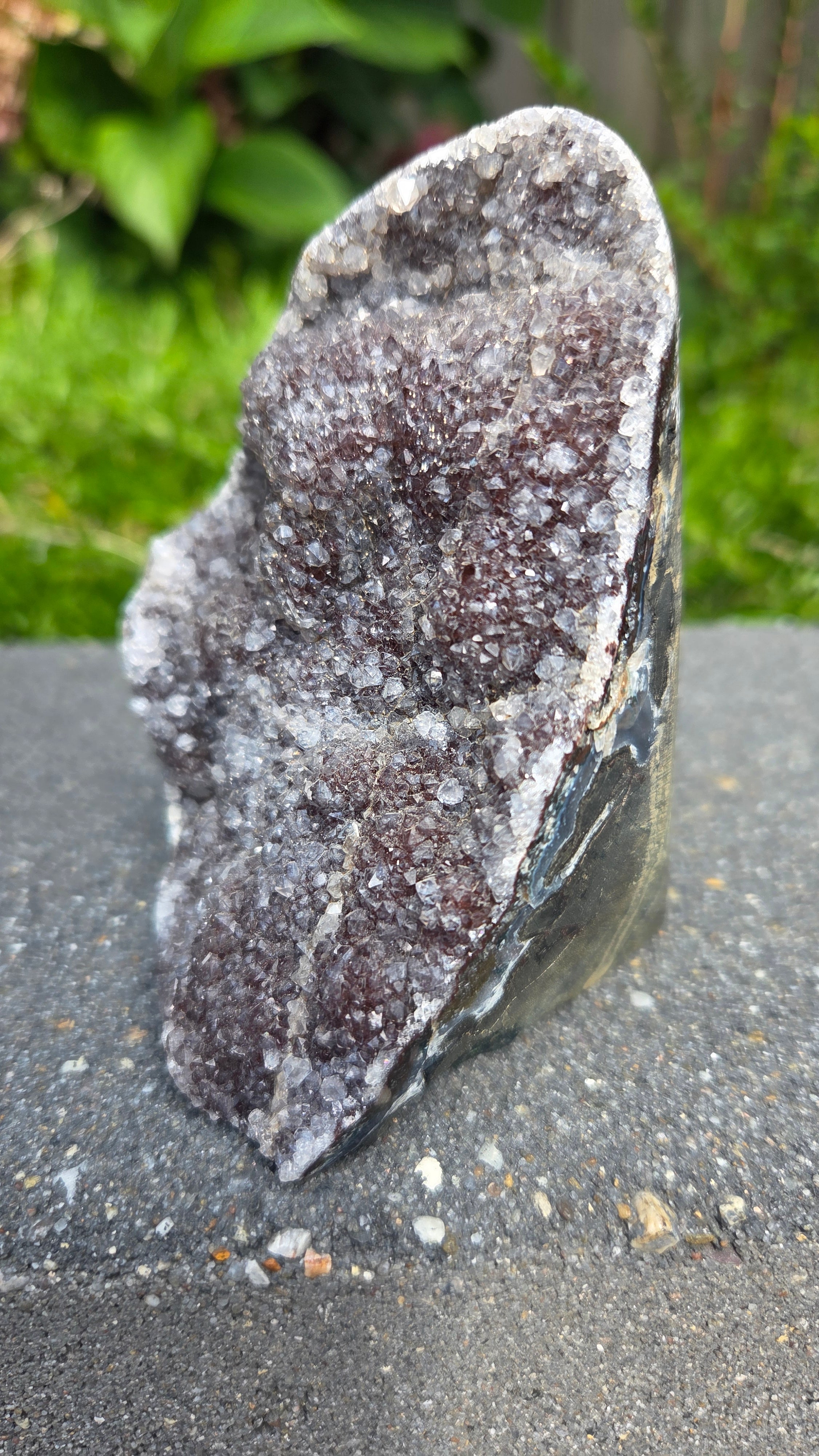 Amethist op standvlak