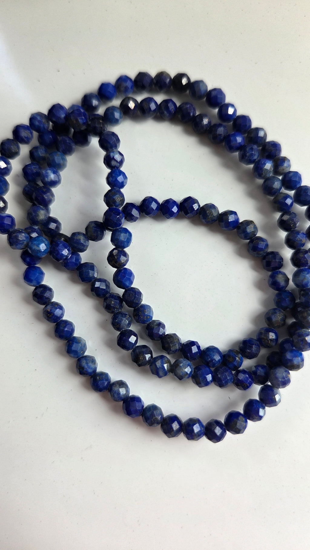 Lapis Lazuli Facetarmband | 4 mm