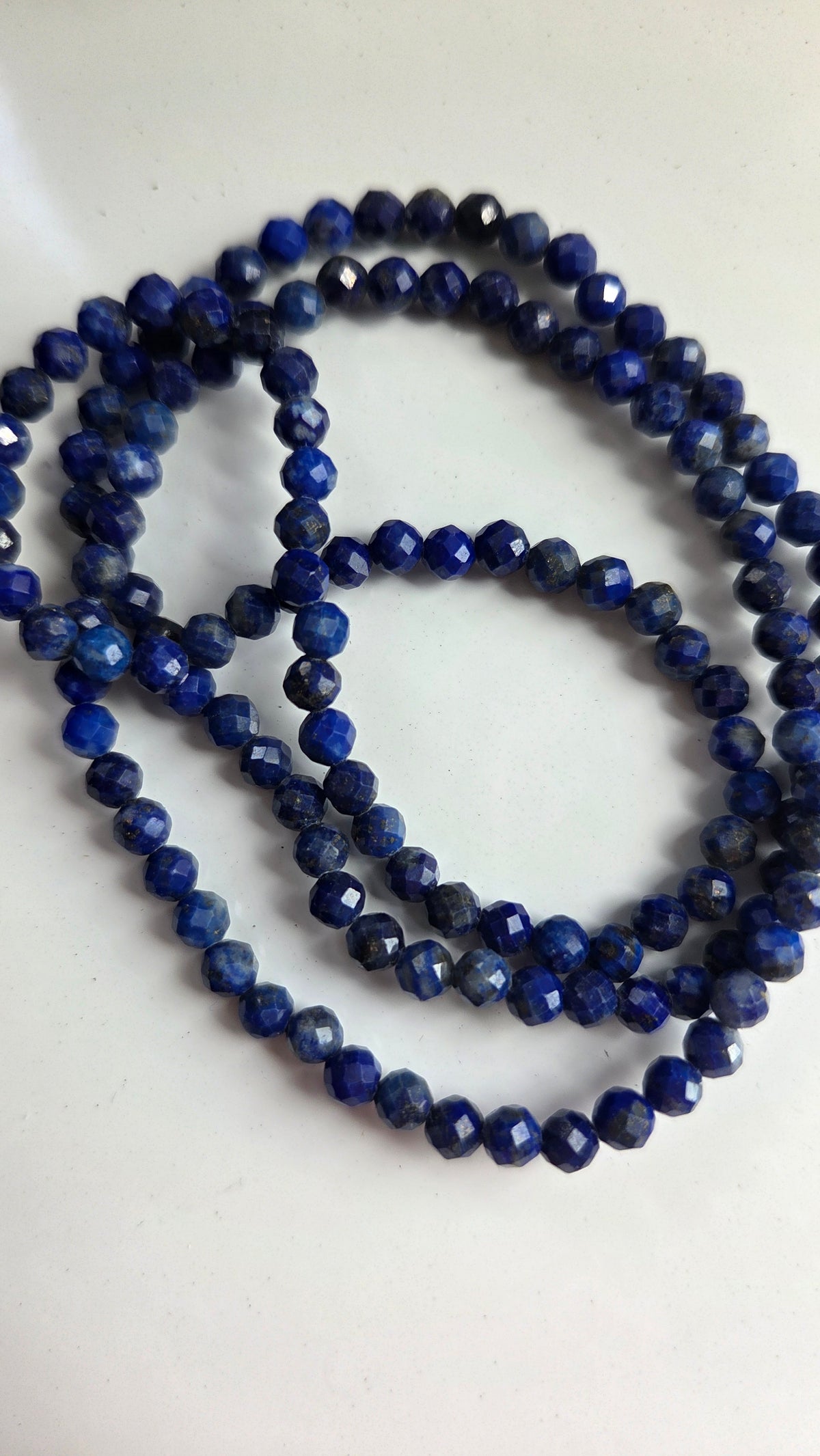Lapis Lazuli Facetarmband | 4 mm