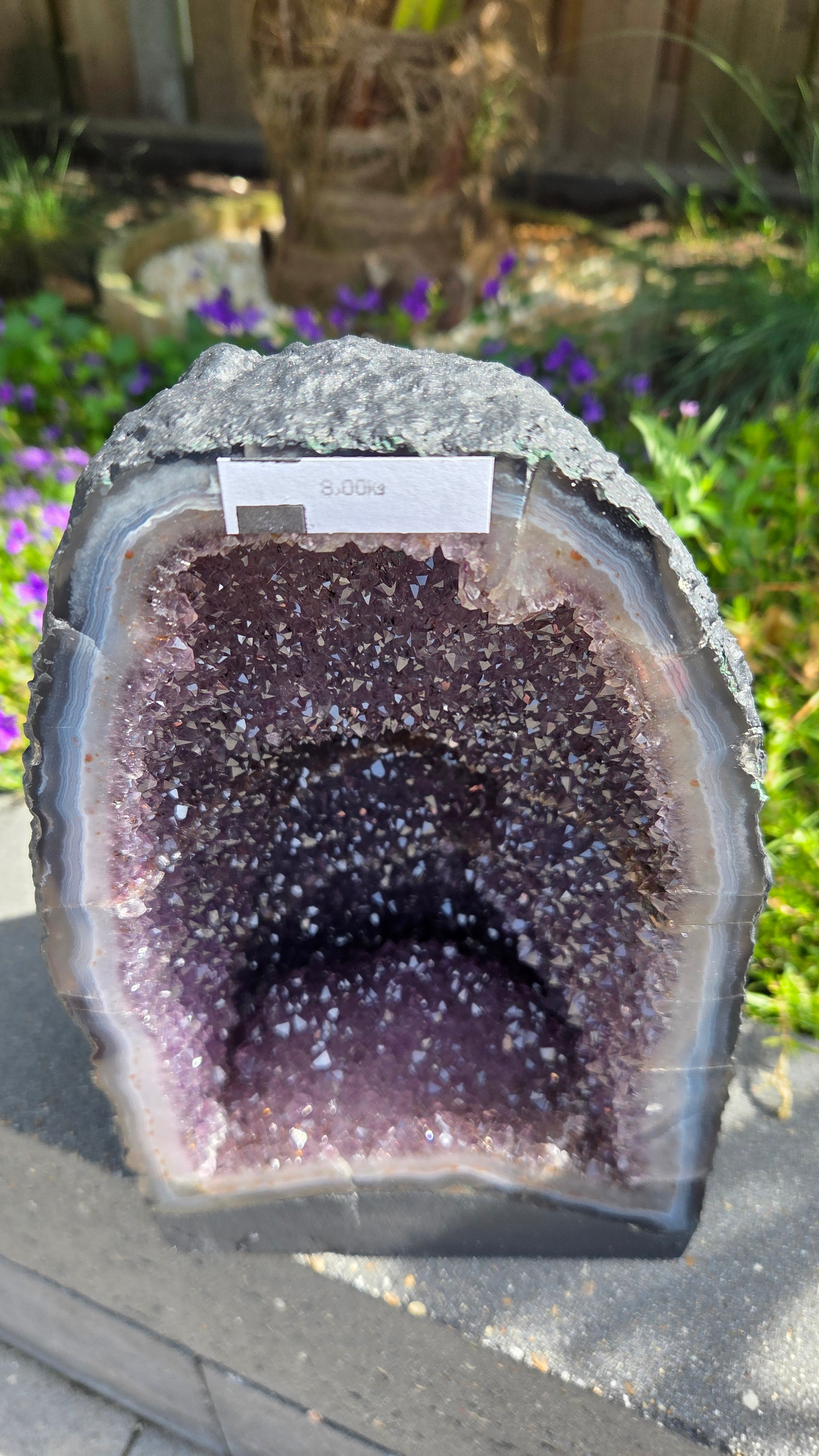 Prachtige amethist geode