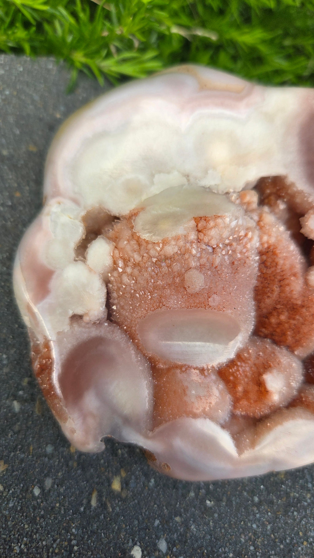 Unieke roze amethist