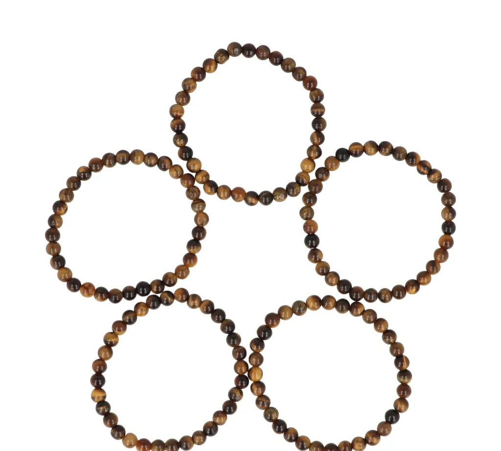 Kinder armband tijgeroog 4 mm