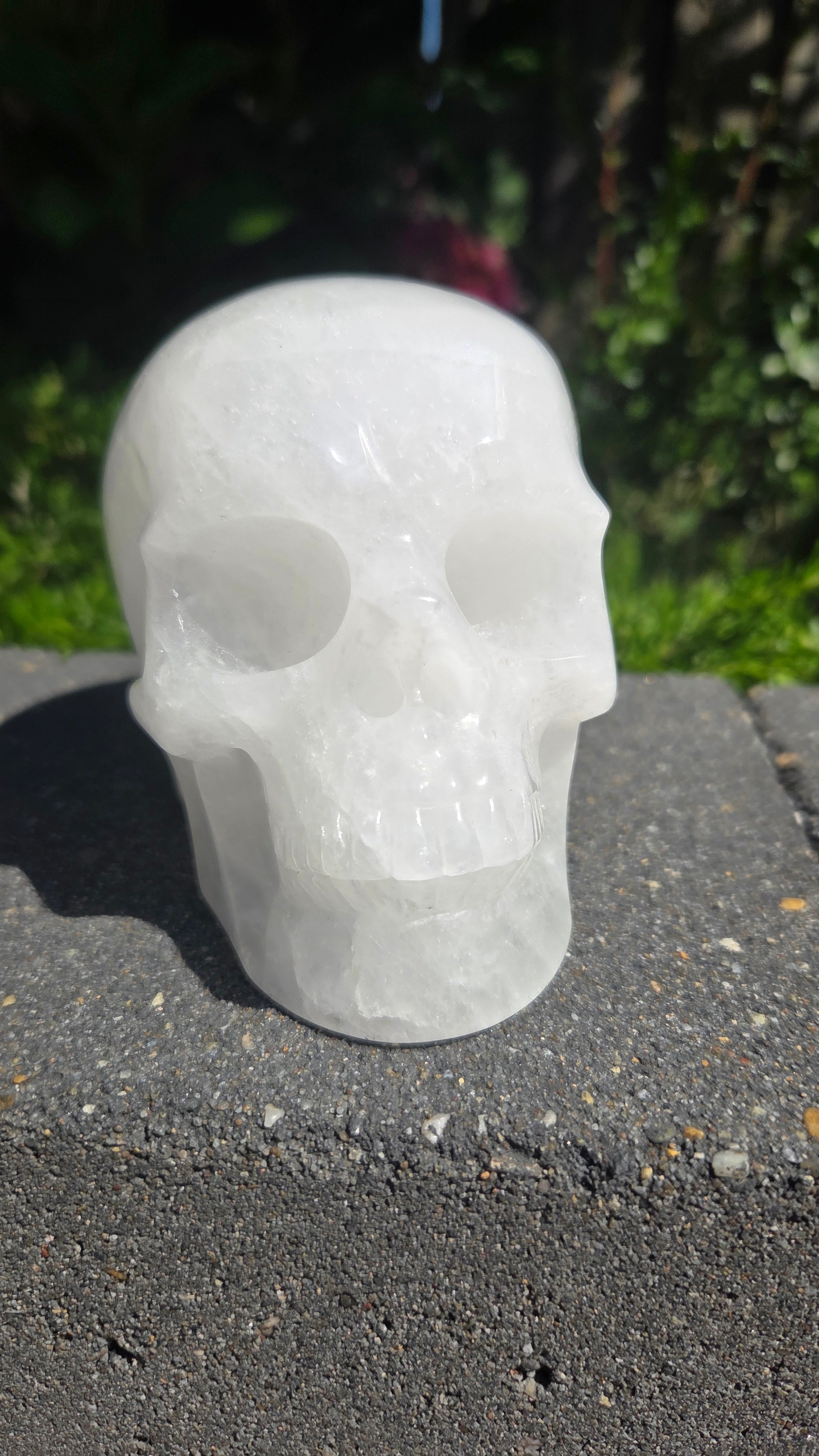 Bergkristal skull