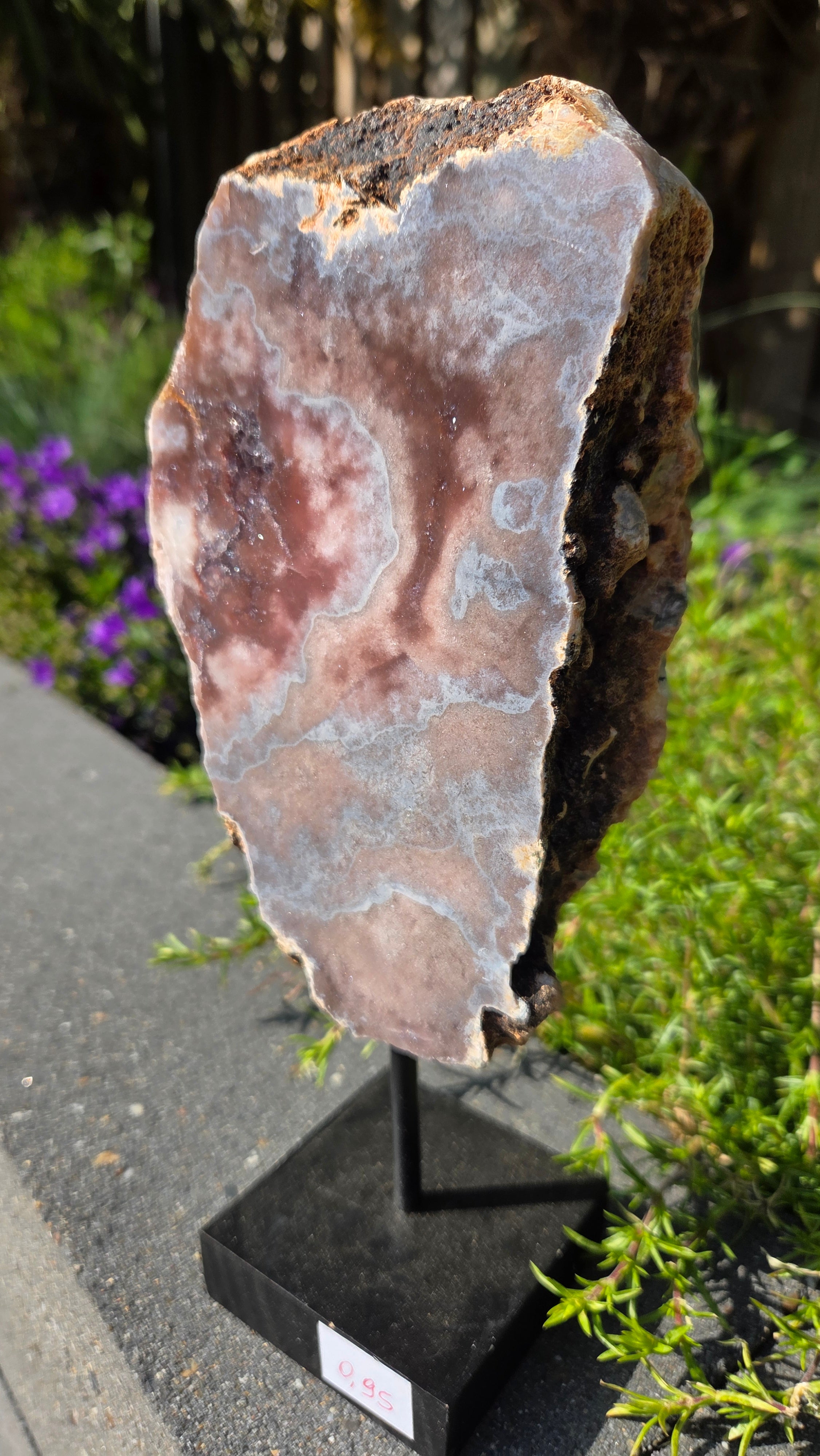 Roze amethist slab