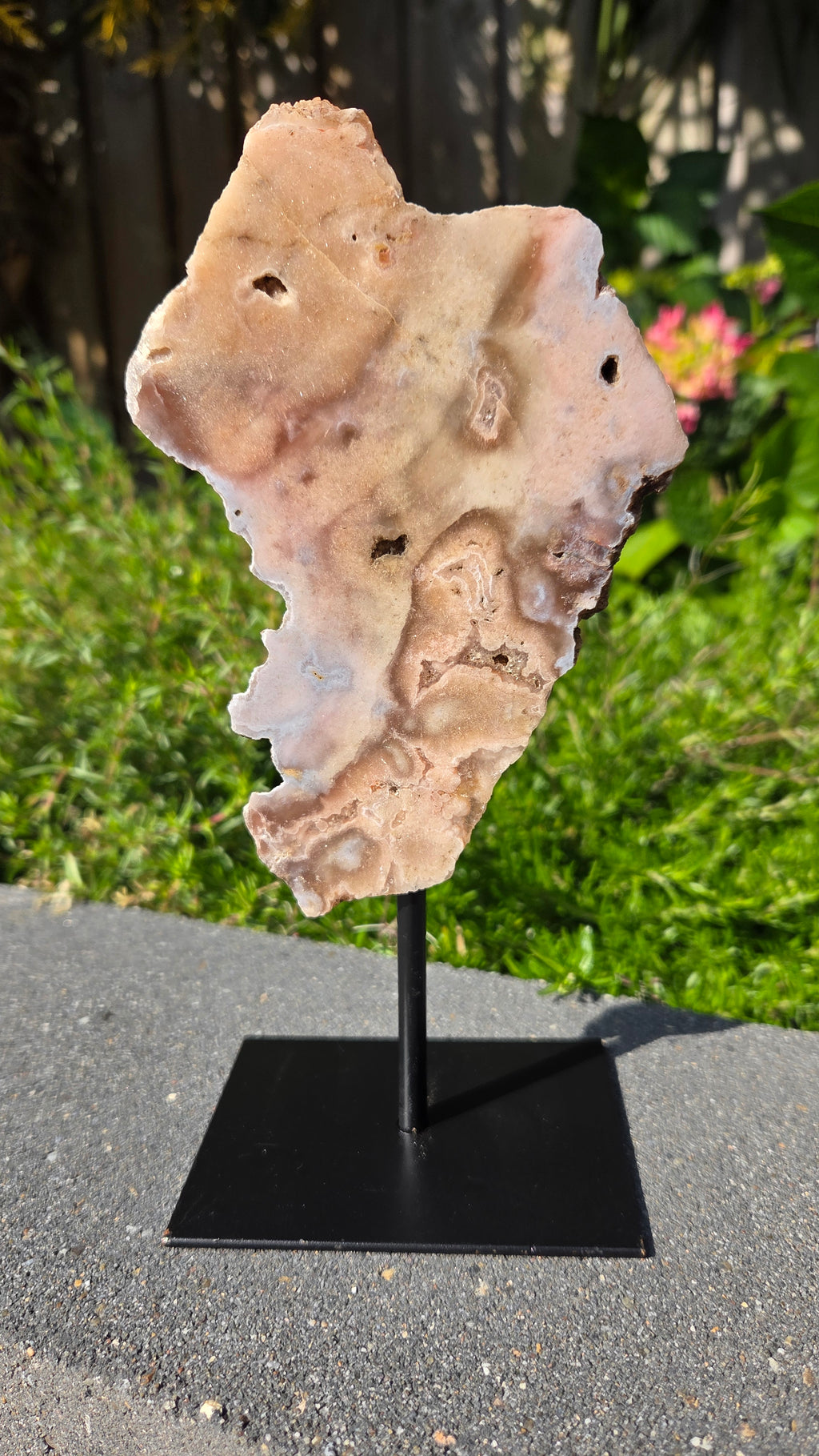 Roze amethist slab