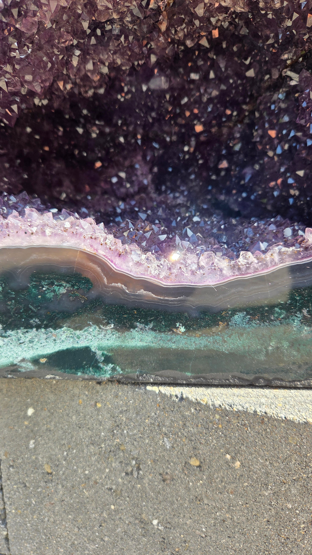 Prachtige amethist geode