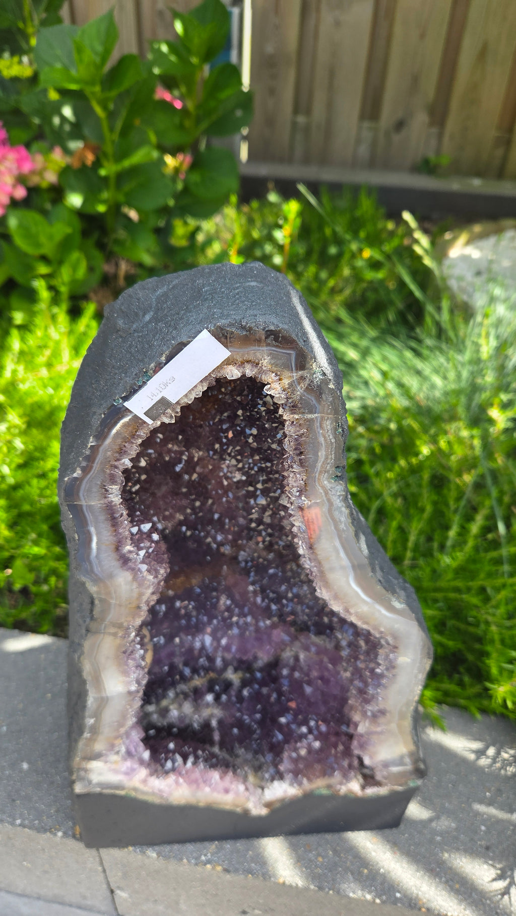 Prachtige amethist geode