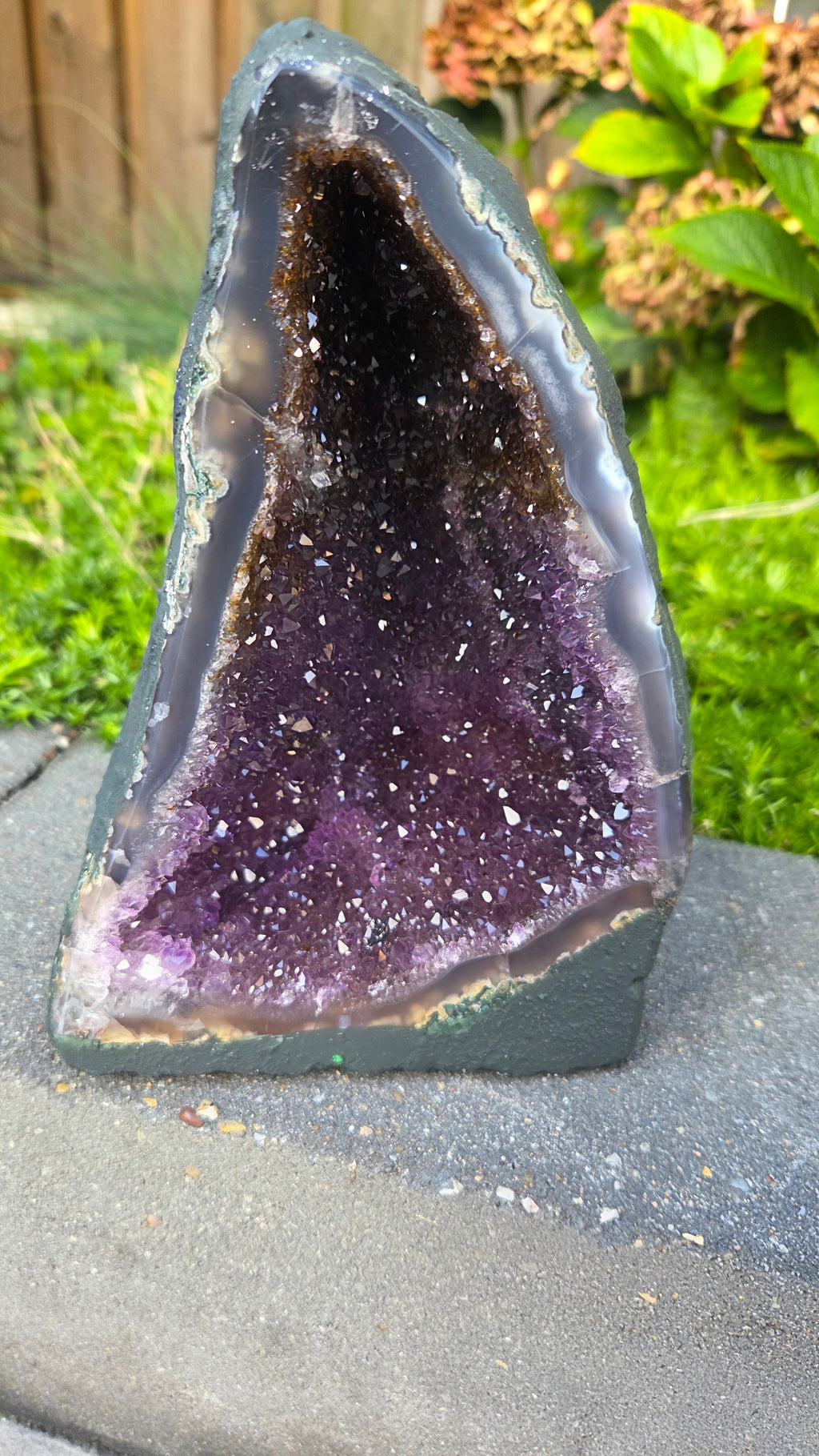 Galaxy amethist geode