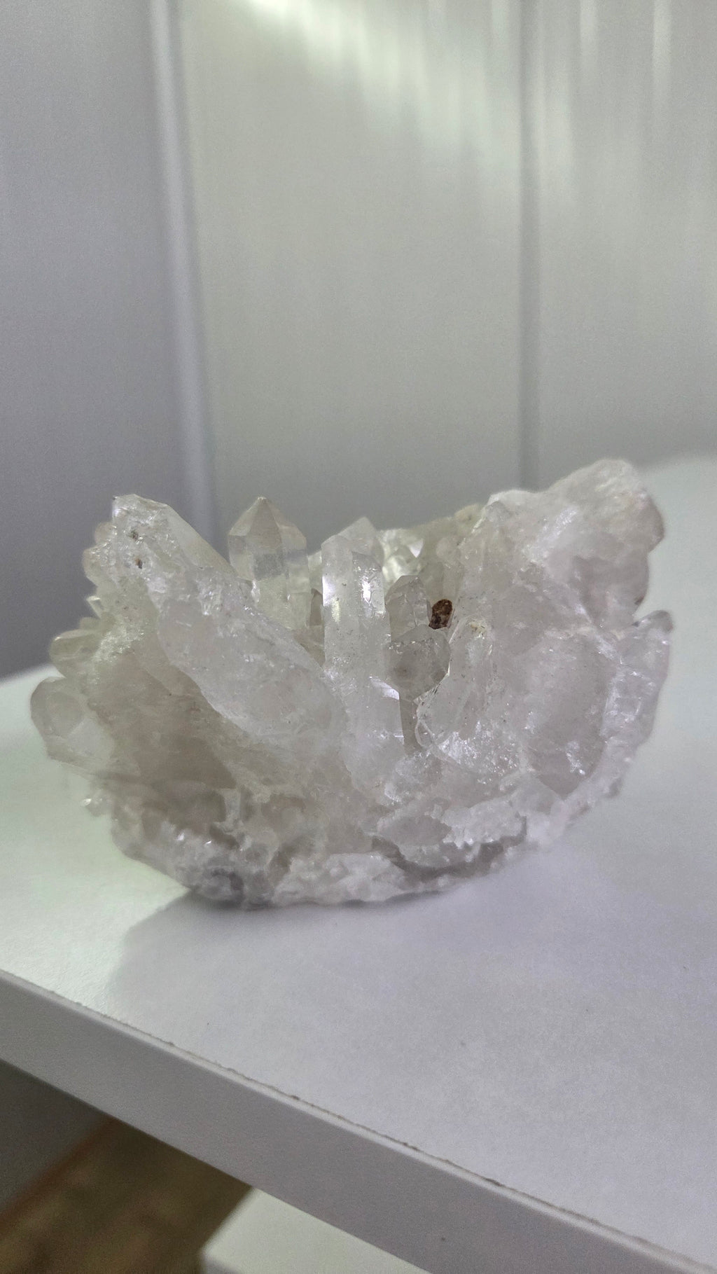 Prachtige bergkristal cluster
