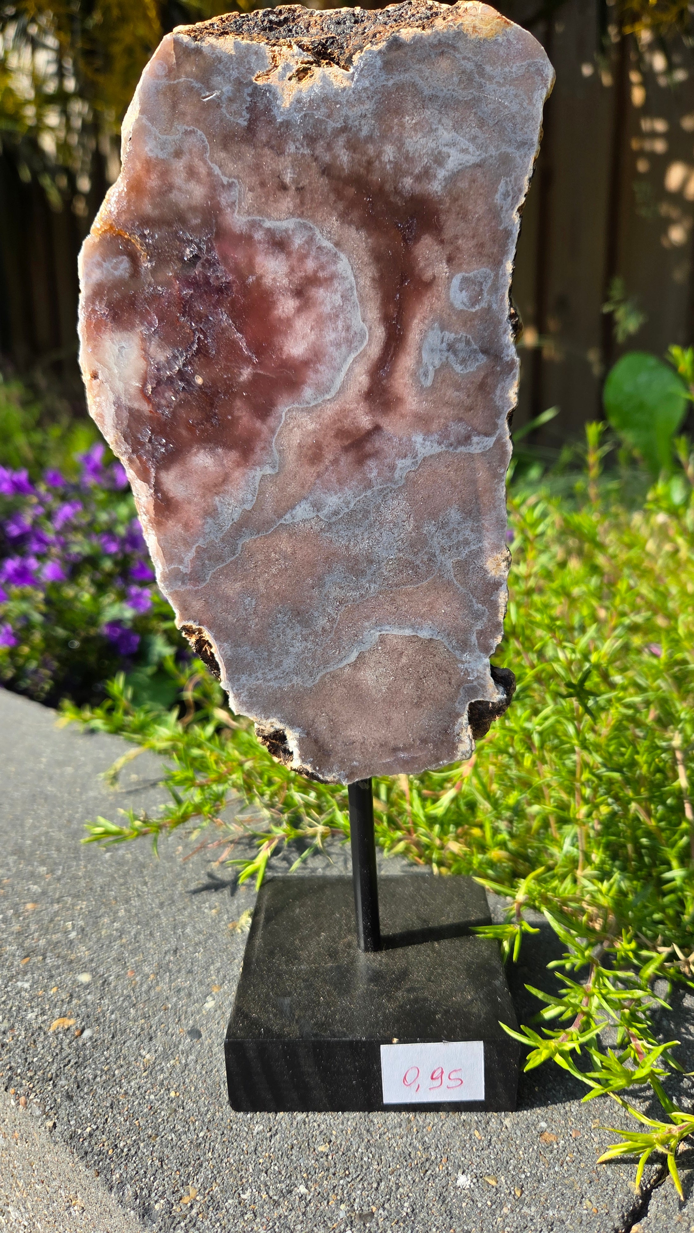 Roze amethist slab