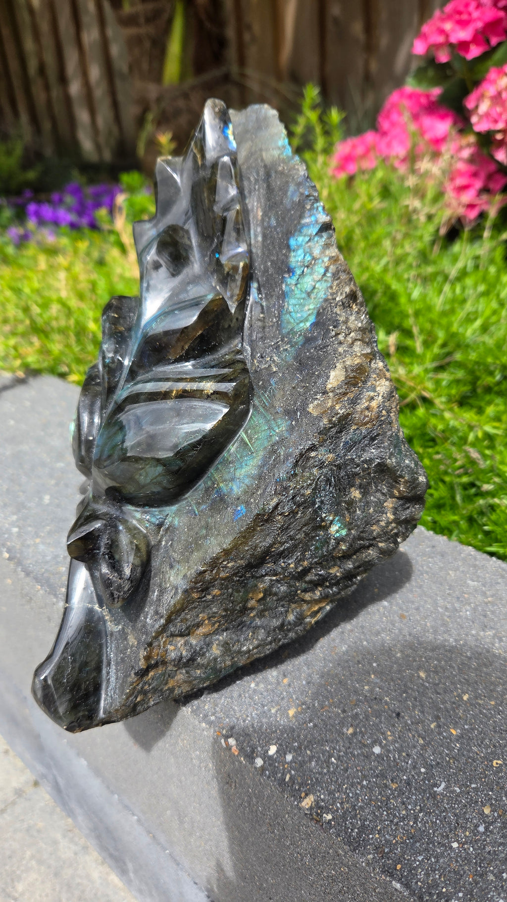 Labradoriet carving 6 kg