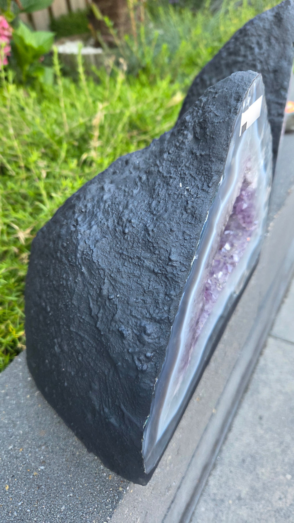 Amethist geode set