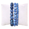 AA+ blauwe kyaniet armband 4 mm