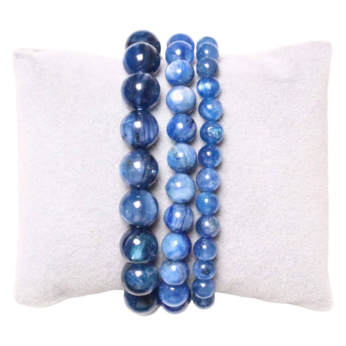 AA+ blauwe kyaniet armband 4 mm