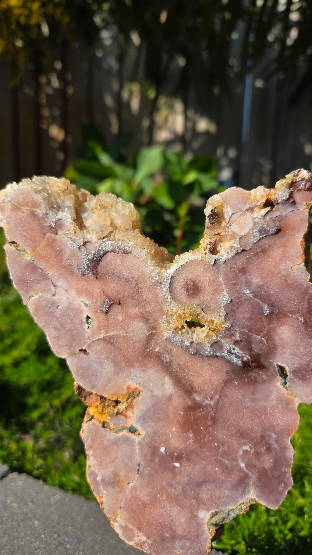 Roze amethist slab