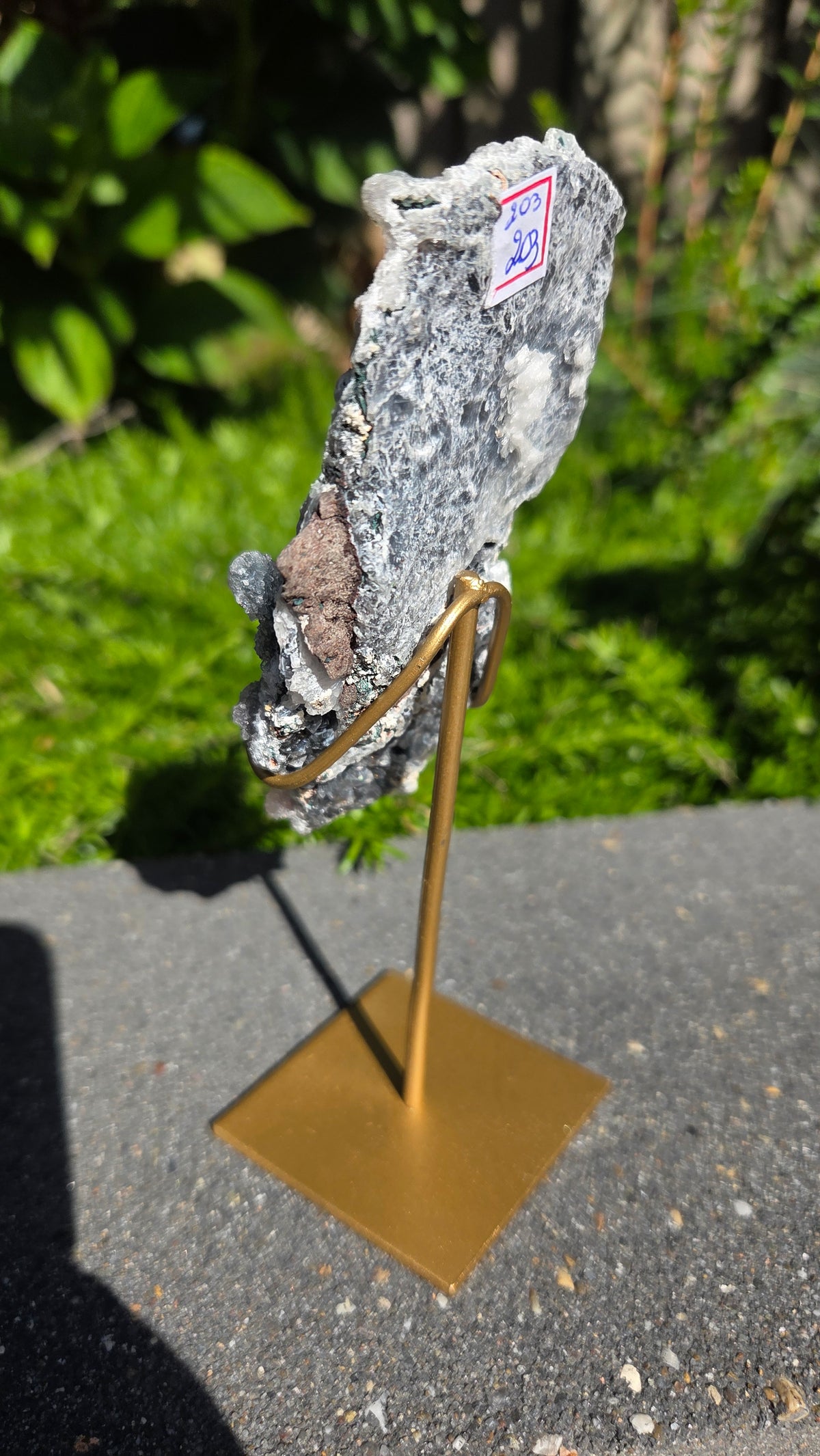 Zeoliet op standaard