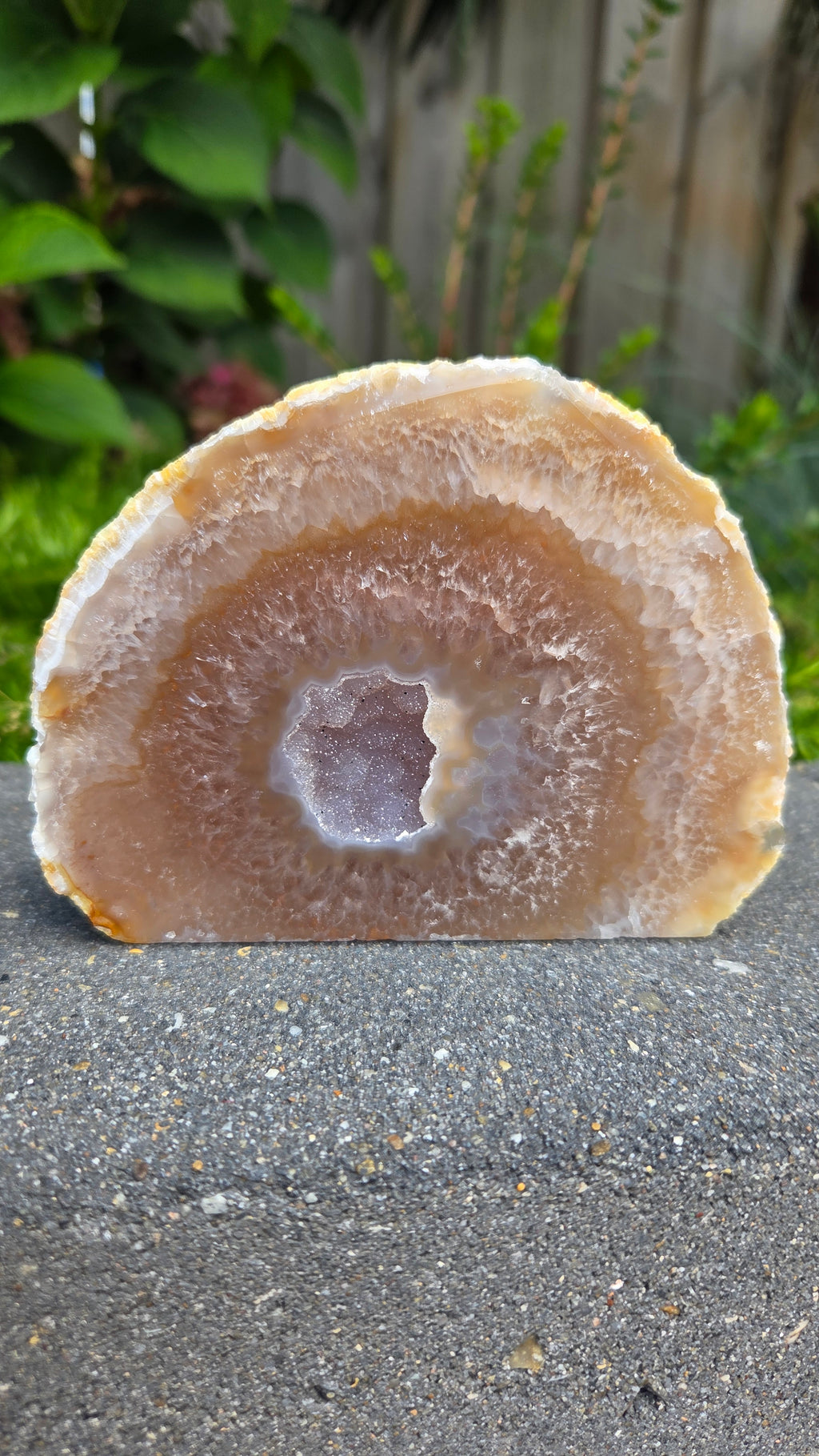 Agaat geode cutbase