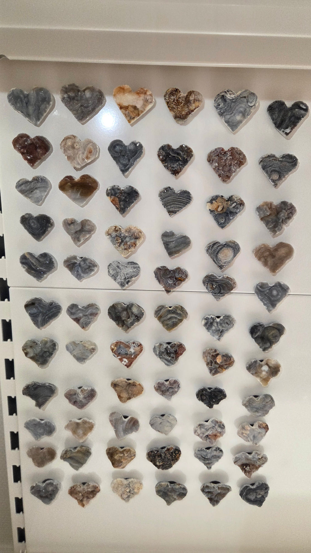 Chalcedoon hartvorm magneten