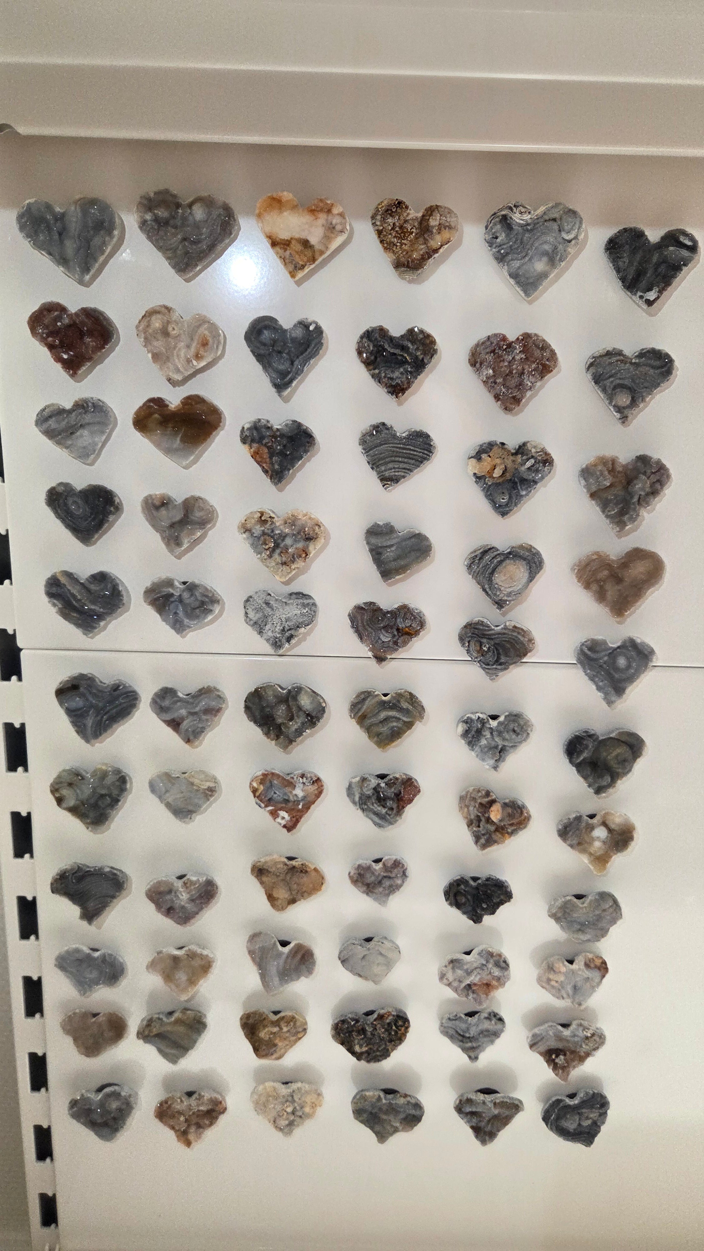 Chalcedoon hartvorm magneten