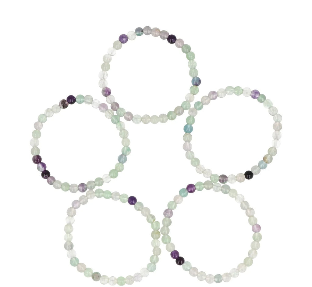 Fluoriet kinder armband 4 mm