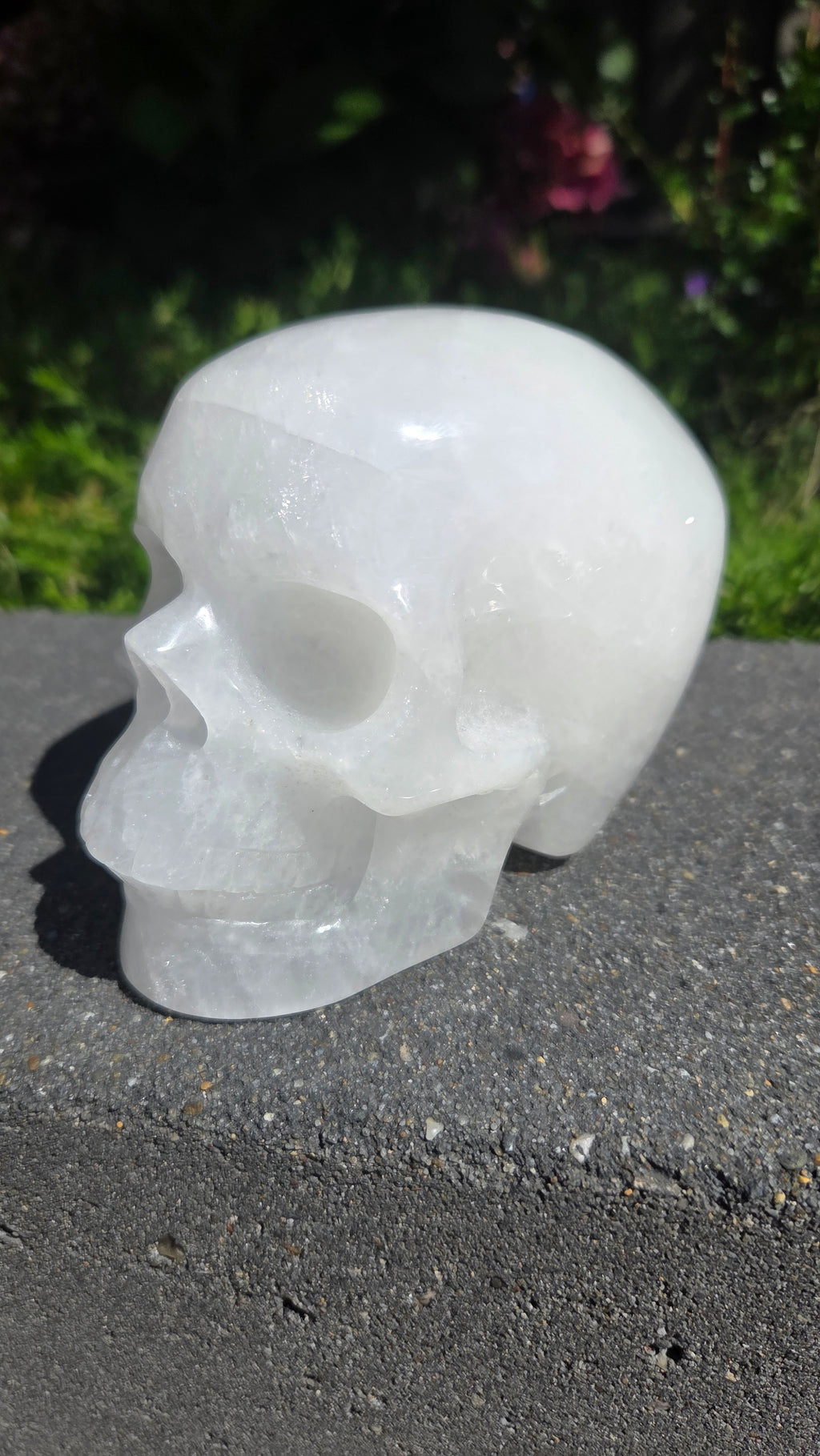 Bergkristal skull
