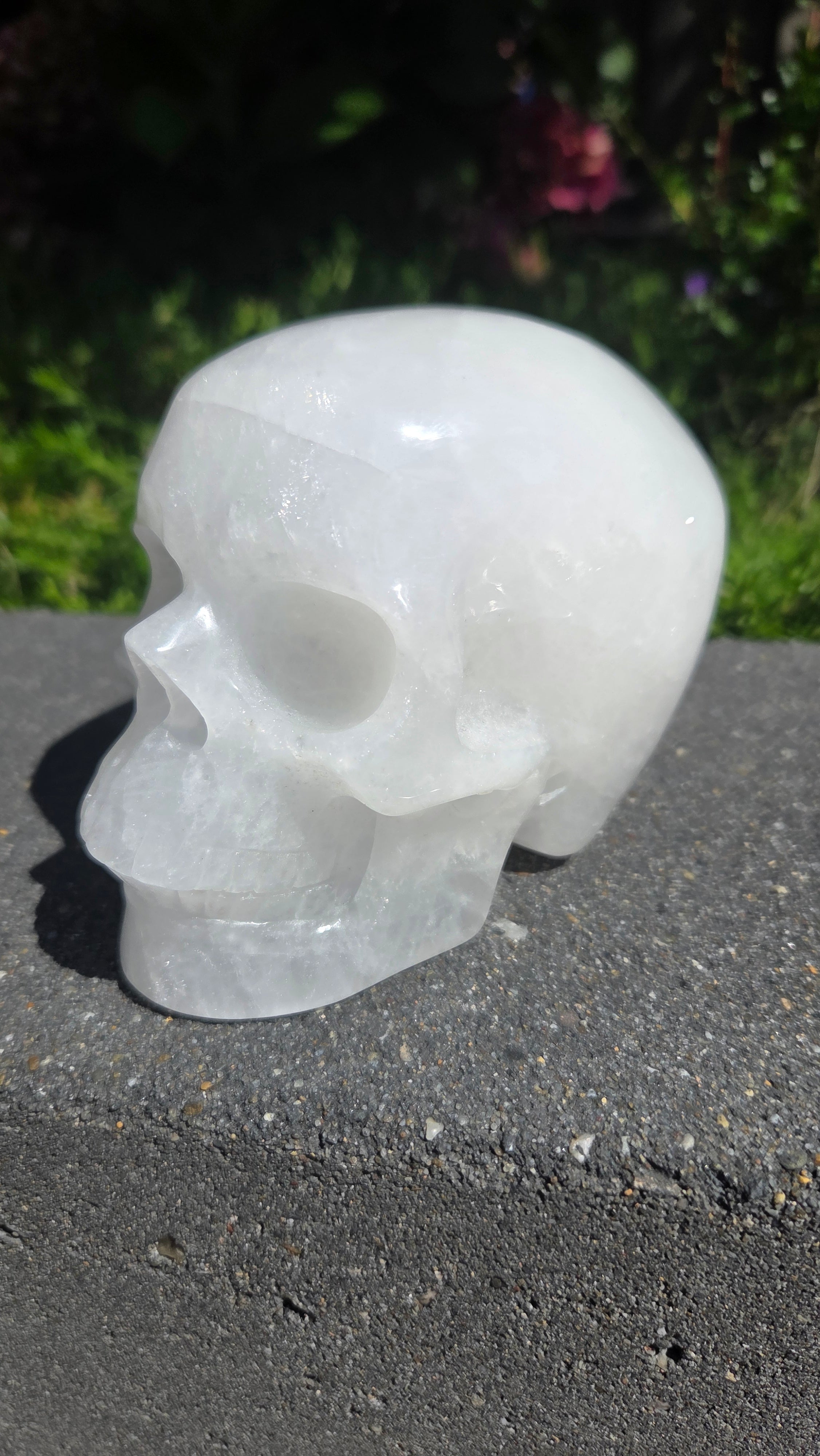 Bergkristal skull