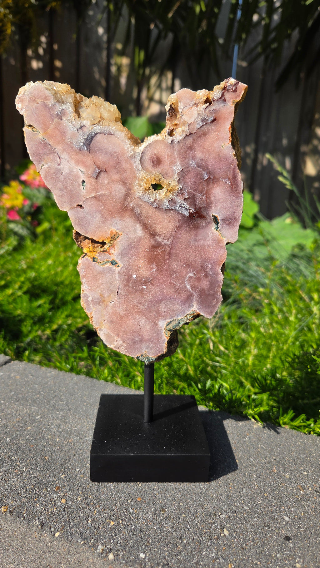 Roze amethist slab