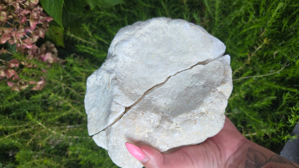 Bergkristal geode set