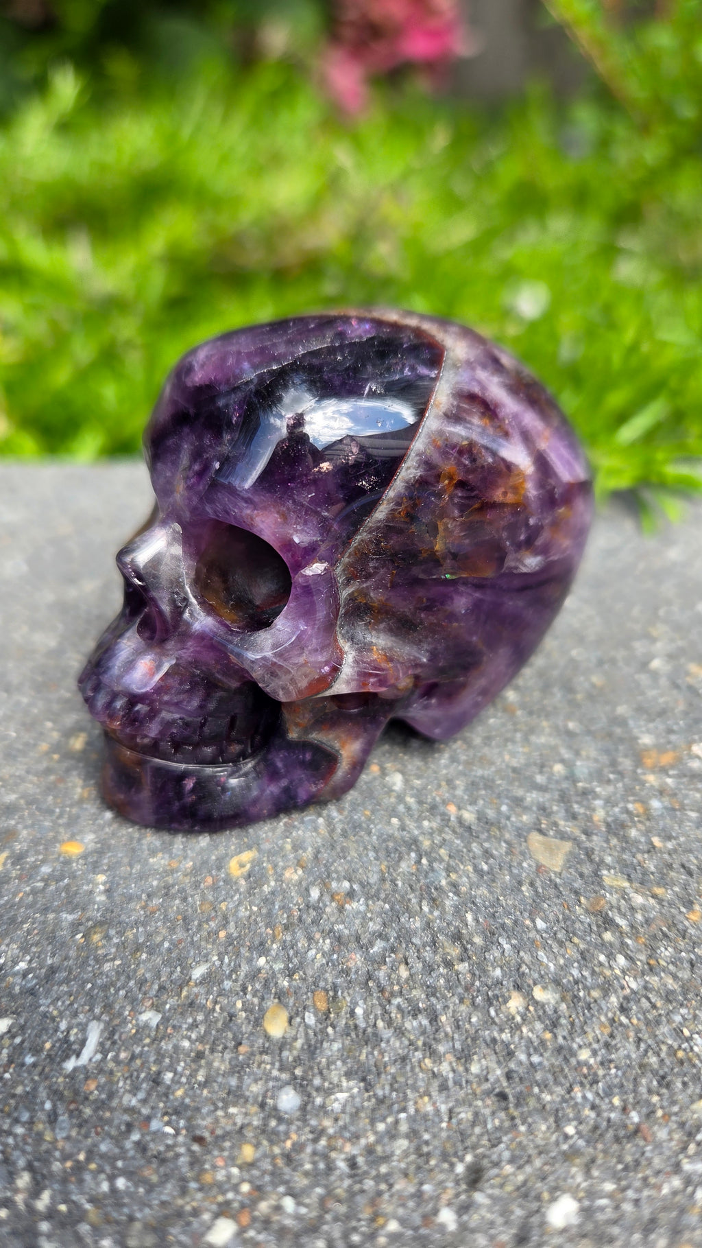 A+ kwaliteit amethist skull