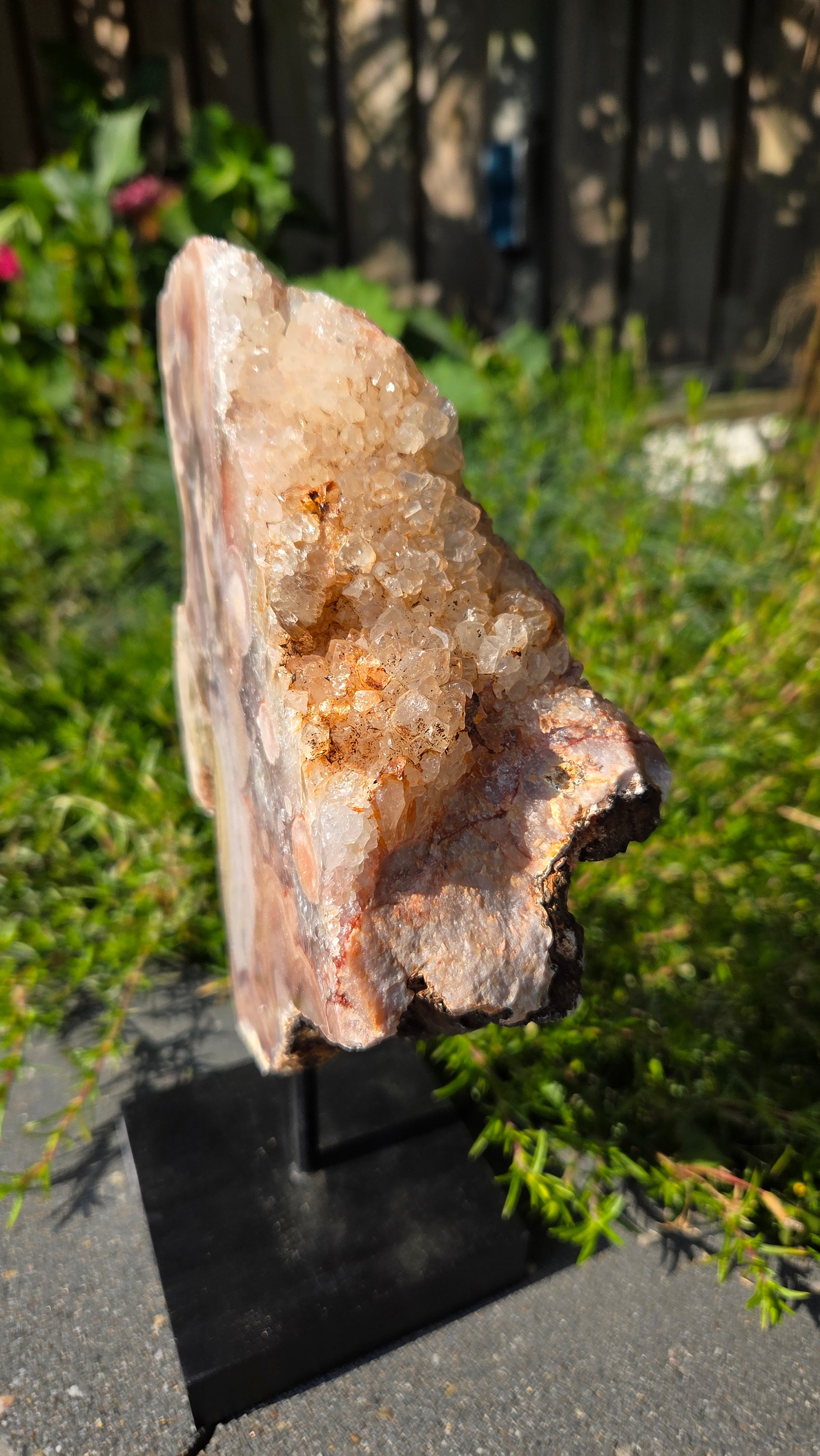 Roze amethist slab