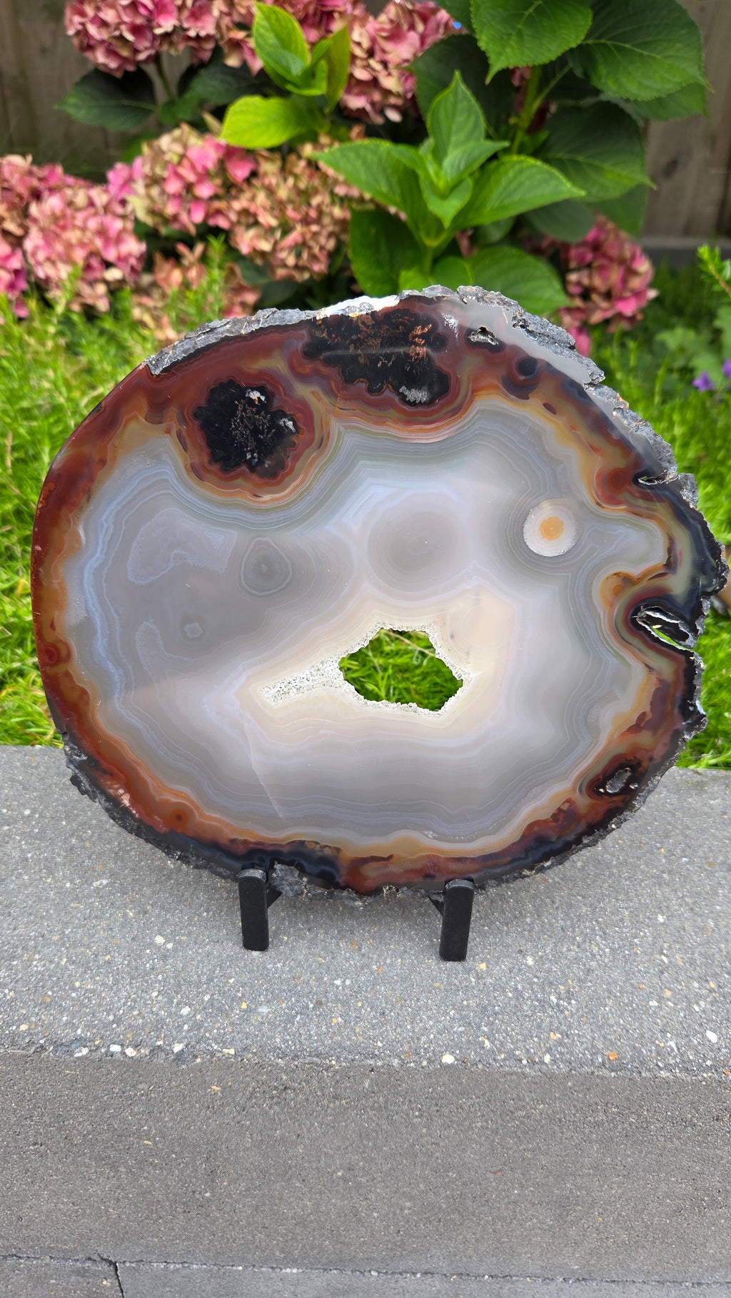 Unieke agaat slab