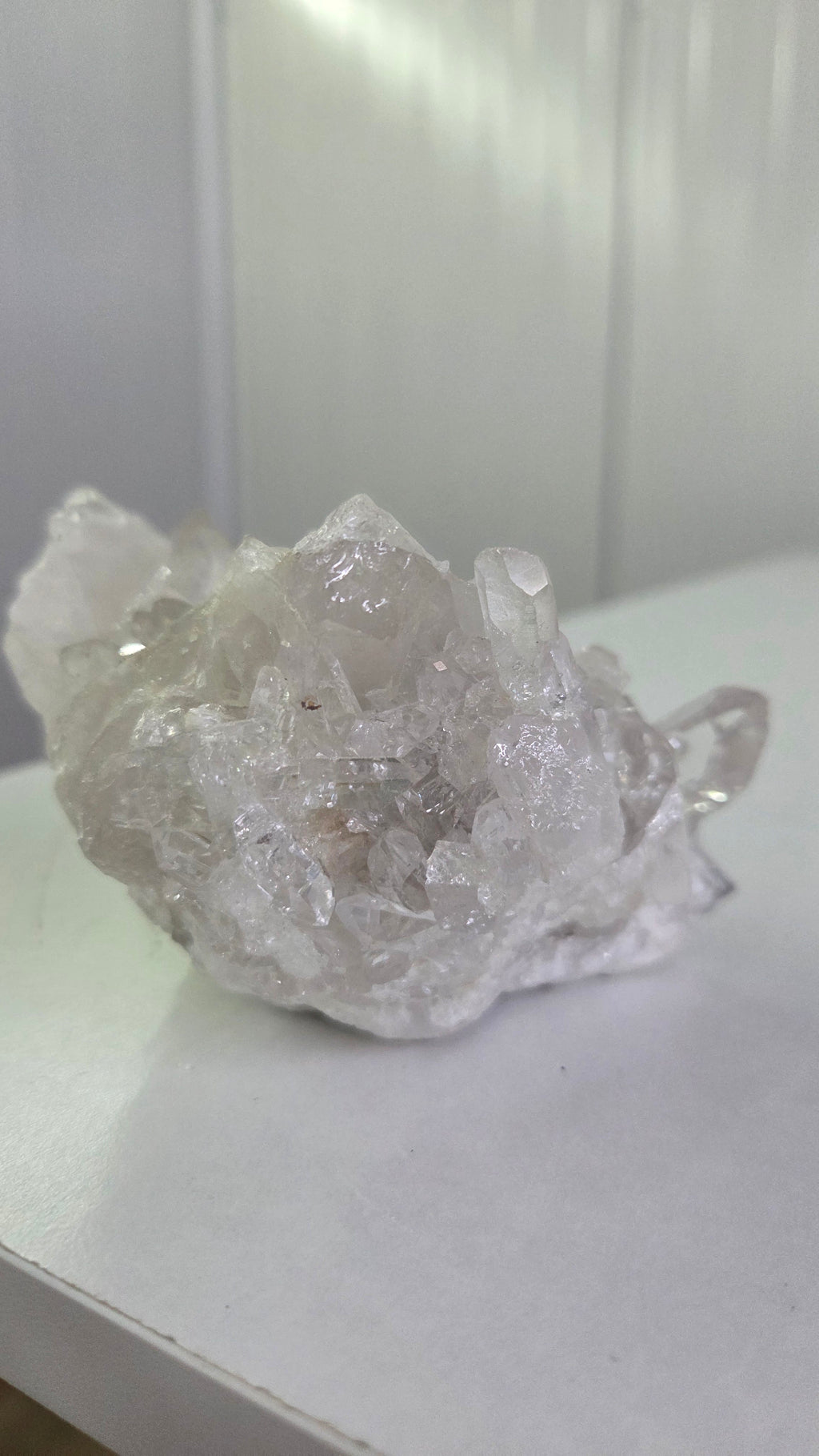 Prachtige bergkristal cluster